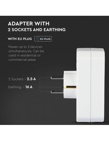 8804-Adattatore Multipresa con x Prese EU Plug A-4