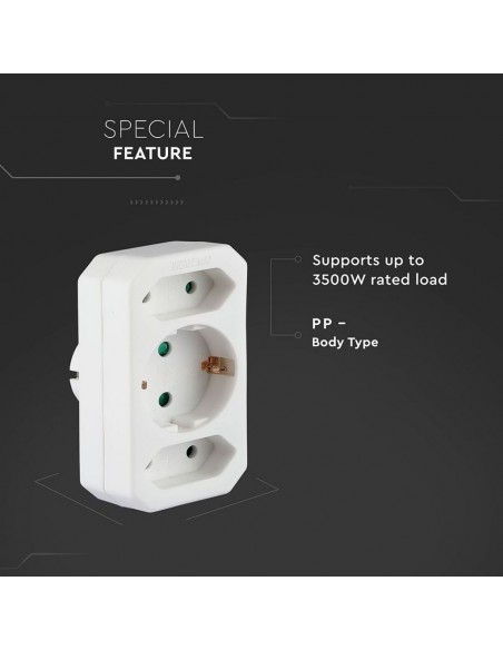 8804-Adattatore Multipresa con x Prese EU Plug A-5