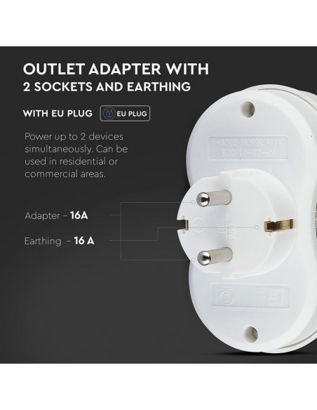 8805-Adattatore Multipresa con x Prese Schuko /-5