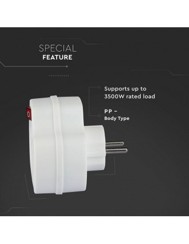 8806-Adattatore Multipresa con x Prese EU Plug A-5