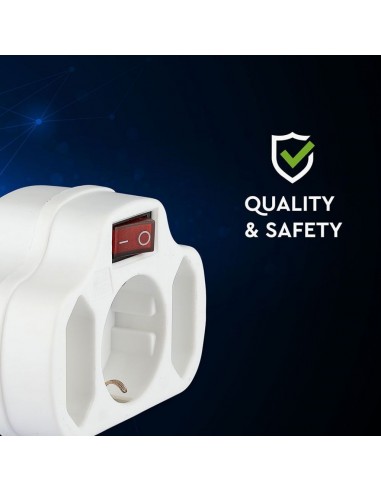 8806-Adattatore Multipresa con x Prese EU Plug A-6