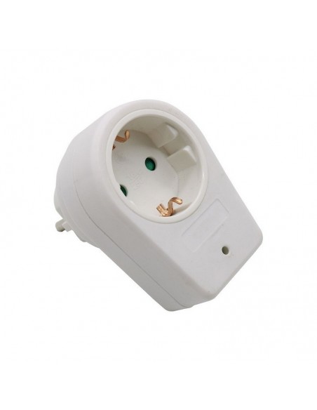 8809-Adattatore Singolo con Presa Schuko /A-1