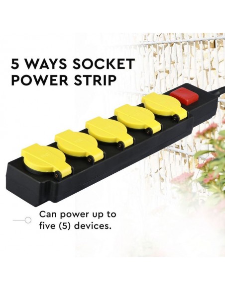 8813-Multipresa da Giardino con Cavo m e x Prese Schuko A con Copertura-3