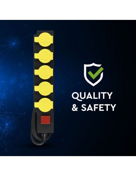 8813-Multipresa da Giardino con Cavo m e x Prese Schuko A con Copertura-5