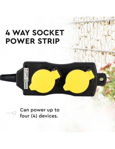 Multipresa da Giardino con Cavo 3m e...