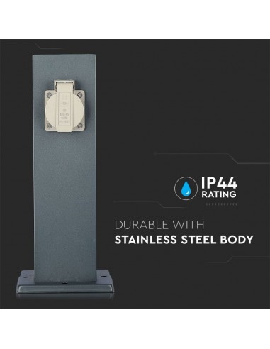 8820-Multipresa da Giardino a Colonna con x Prese Schuko A-6