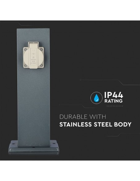 8820-Multipresa da Giardino a Colonna con x Prese Schuko A-6