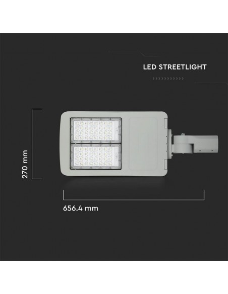 884-Armatura Stradale LED Chip Samsung Classe II  LM/W Colore Grigio  Dimmerabile-3