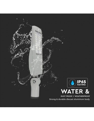 884-Armatura Stradale LED Chip Samsung Classe II  LM/W Colore Grigio  Dimmerabile-7