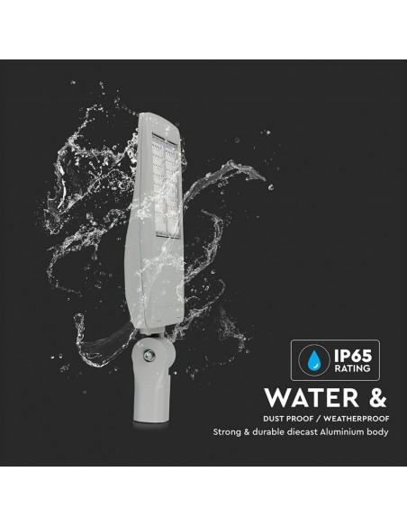 884-Armatura Stradale LED Chip Samsung Classe II  LM/W Colore Grigio  Dimmerabile-7