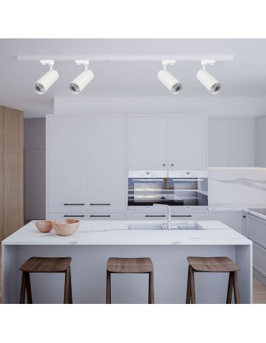 8843-Faretto LED COB  per Binario Trifase Colore Bianco  CRI CCT in-4