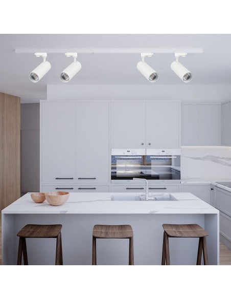 8843-Faretto LED COB  per Binario Trifase Colore Bianco  CRI CCT in-4