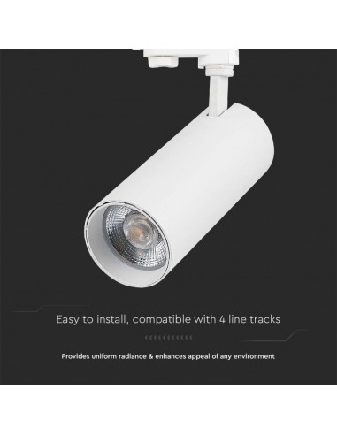 Faretto LED COB da binario 3in1 da...