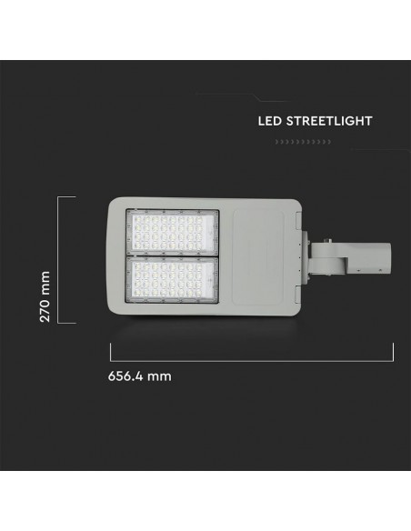 885-Armatura Stradale LED Chip Samsung Classe II  LM/W Colore Grigio  Dimmerabile-3