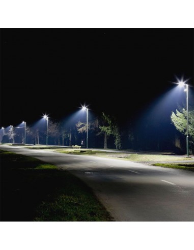 886-Armatura Stradale LED Chip Samsung Classe II  LM/W Colore Grigio  Dimmerabile-5