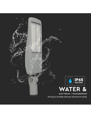 887-Armatura Stradale LED Chip Samsung Classe II  LM/W Colore Grigio  Dimmerabile-7