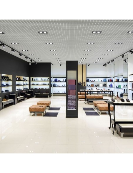 8877-Portafaretto LED Doppio da Incasso xGU e GU MR Orientabili Colore Bianco e Nero-4