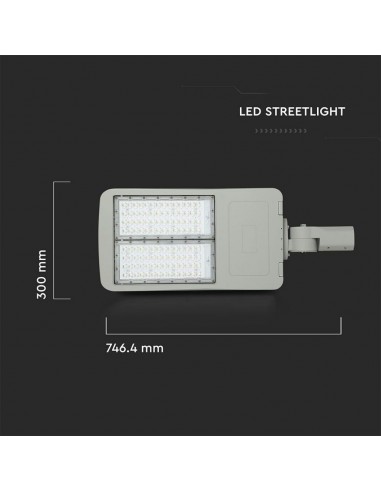 888-Armatura Stradale LED Chip Samsung Classe II  LM/W Colore Grigio  Dimmerabile-3