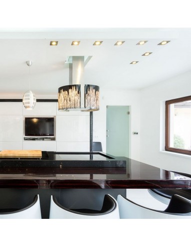 8880-Portafaretto LED da Incasso Quadrato GU Colore Bianco e Cromato-4