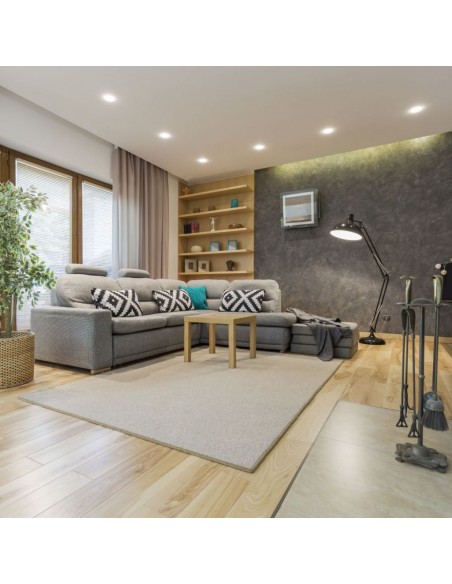 8886-Portafaretto LED da Incasso Rotondo  con Faretto GU Colore Nichel Satinato   Pezzi-4