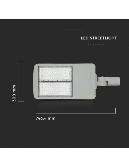 889-Armatura Stradale LED Chip Samsung Classe II  LM/W Colore Grigio  Dimmerabile -3