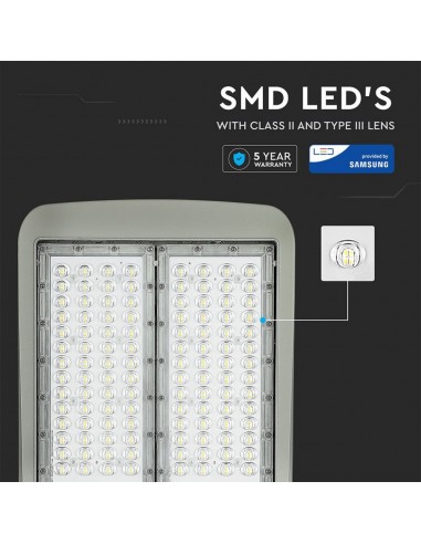 889-Armatura Stradale LED Chip Samsung Classe II  LM/W Colore Grigio  Dimmerabile -7