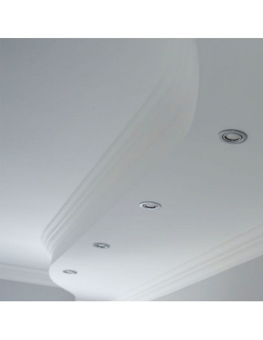 8939-Portafaretto LED da Incasso Rotondo GU Colore Nichel Satinato Box  Pezzi-4