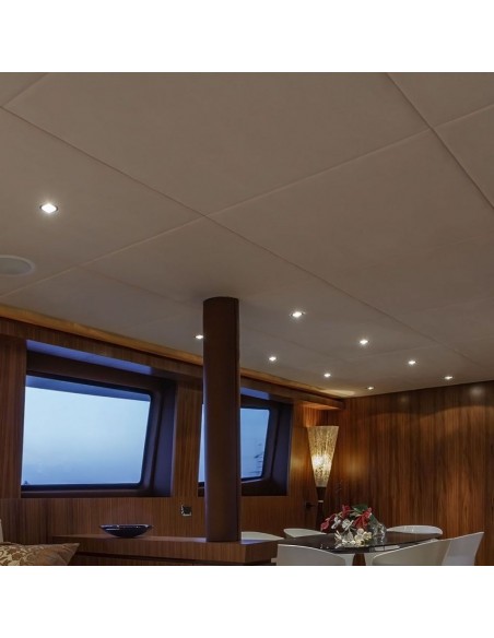 8940-Portafaretto LED da Incasso Rotondo GU Colore Cromato Box  Pezzi-5