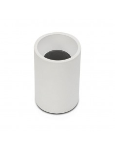 8944-Portafaretto LED Montaggio a Plafone Rotondo GU Corpo Bianco-1