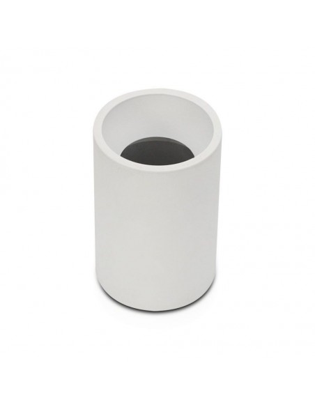 8944-Portafaretto LED Montaggio a Plafone Rotondo GU Corpo Bianco-1