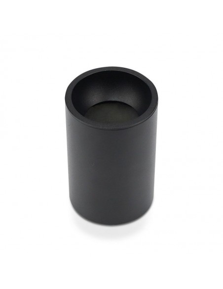 8945-Portafaretto LED Montaggio a Plafone Rotondo GU Corpo Nero-1