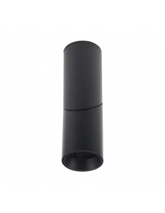 8947-Portafaretto LED Montaggio a Plafone GU Corpo Nero-1