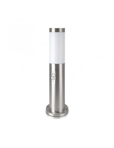 8964-Piantana LED da Giardino cm con Portalampada E e sensore di movimento max  in Acciaio Inossidabile IP-1