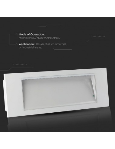 899-Lampada LED Chip Samsung di Emergenza -6