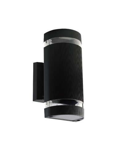 93573-Lampada LED da Muro Con Portalampada xE Doppio Fascio Luminoso Rotonda IP-1