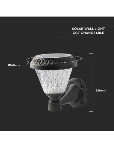 93575-Lampada LED Solare da muro -3