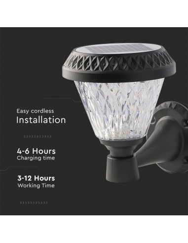 93575-Lampada LED Solare da muro -7