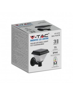 93578-Lampada LED Solare da muro -1 2