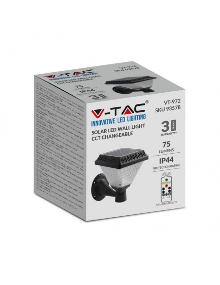 93578-Lampada LED Solare da muro -2