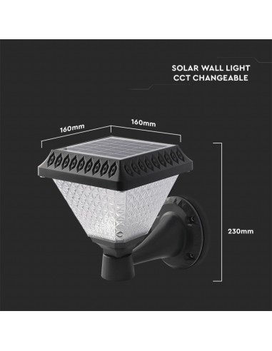 93578-Lampada LED Solare da muro -3