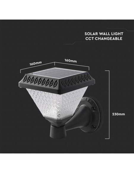 93578-Lampada LED Solare da muro -3