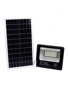 94026-Faro LED con Telecomando e Pannello Solare -1