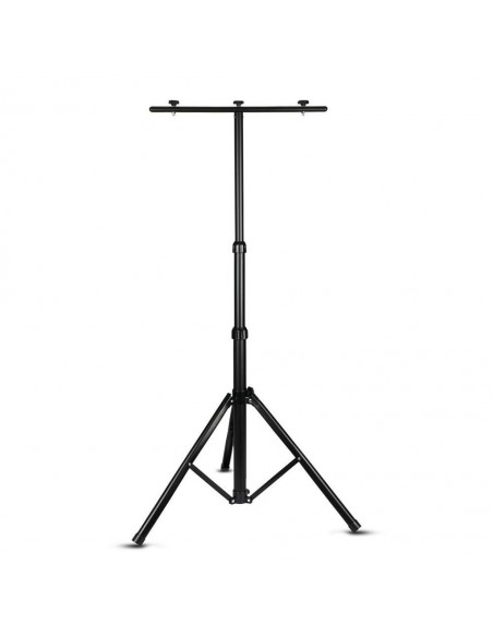 9546-Supporto Treppiede in Alluminio per Fari LED Colore Nero-1