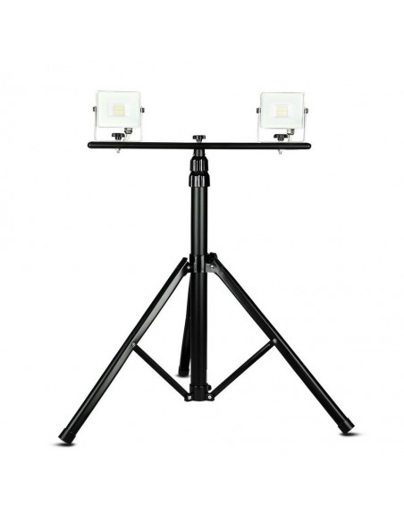 Supporto Treppiede in Alluminio per Fari LED Nero