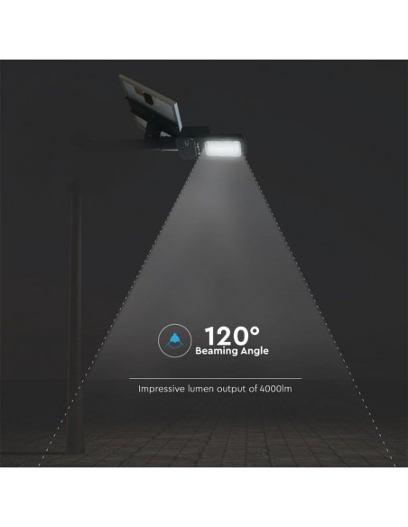 95509-Armatura Stradale LED SMD  con Pannello Solare e Telecomando-6