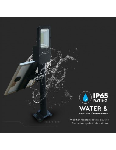 95509-Armatura Stradale LED SMD  con Pannello Solare e Telecomando-7