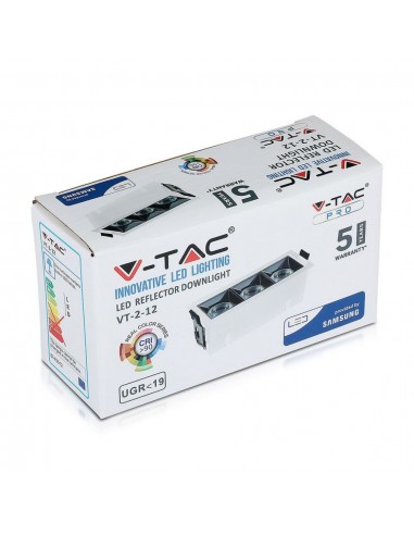 973-Faretto LED Chip Samsung da Incasso  x UGR   CRI-2