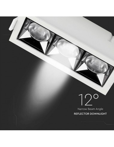 973-Faretto LED Chip Samsung da Incasso  x UGR   CRI-4