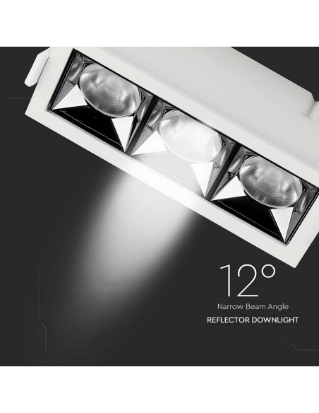 973-Faretto LED Chip Samsung da Incasso  x UGR   CRI-4