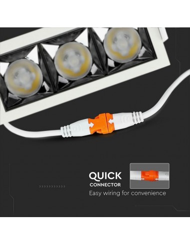 973-Faretto LED Chip Samsung da Incasso  x UGR   CRI-5